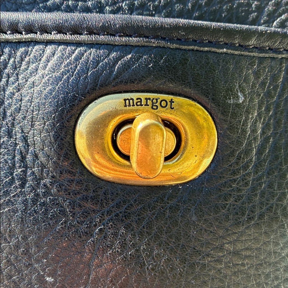 Margot Black Leather Mini Backpack - Picture 3 of 7
